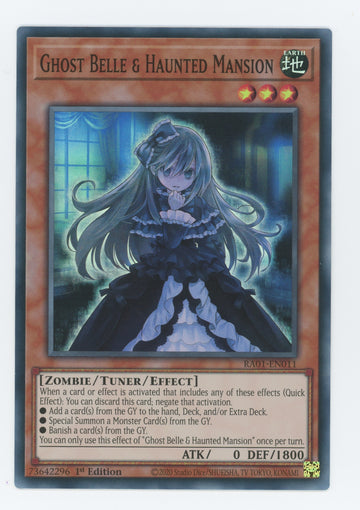 RA01-EN011 - Ghost Belle & Haunted Mansion - Super Rare - 25th Anniversary Rarity Collection