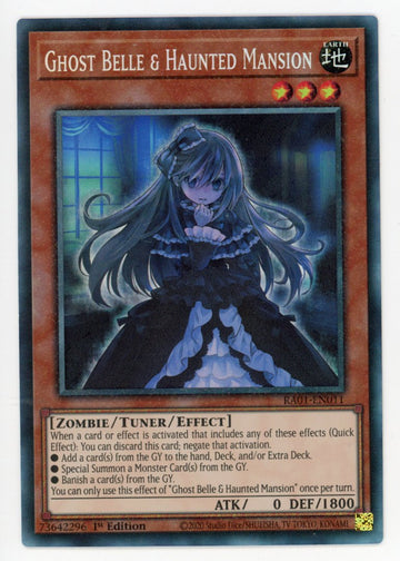 RA01-EN011 - Ghost Belle & Haunted Mansion (PCR) - Collector's Rare - 25th Anniversary Rarity Collection