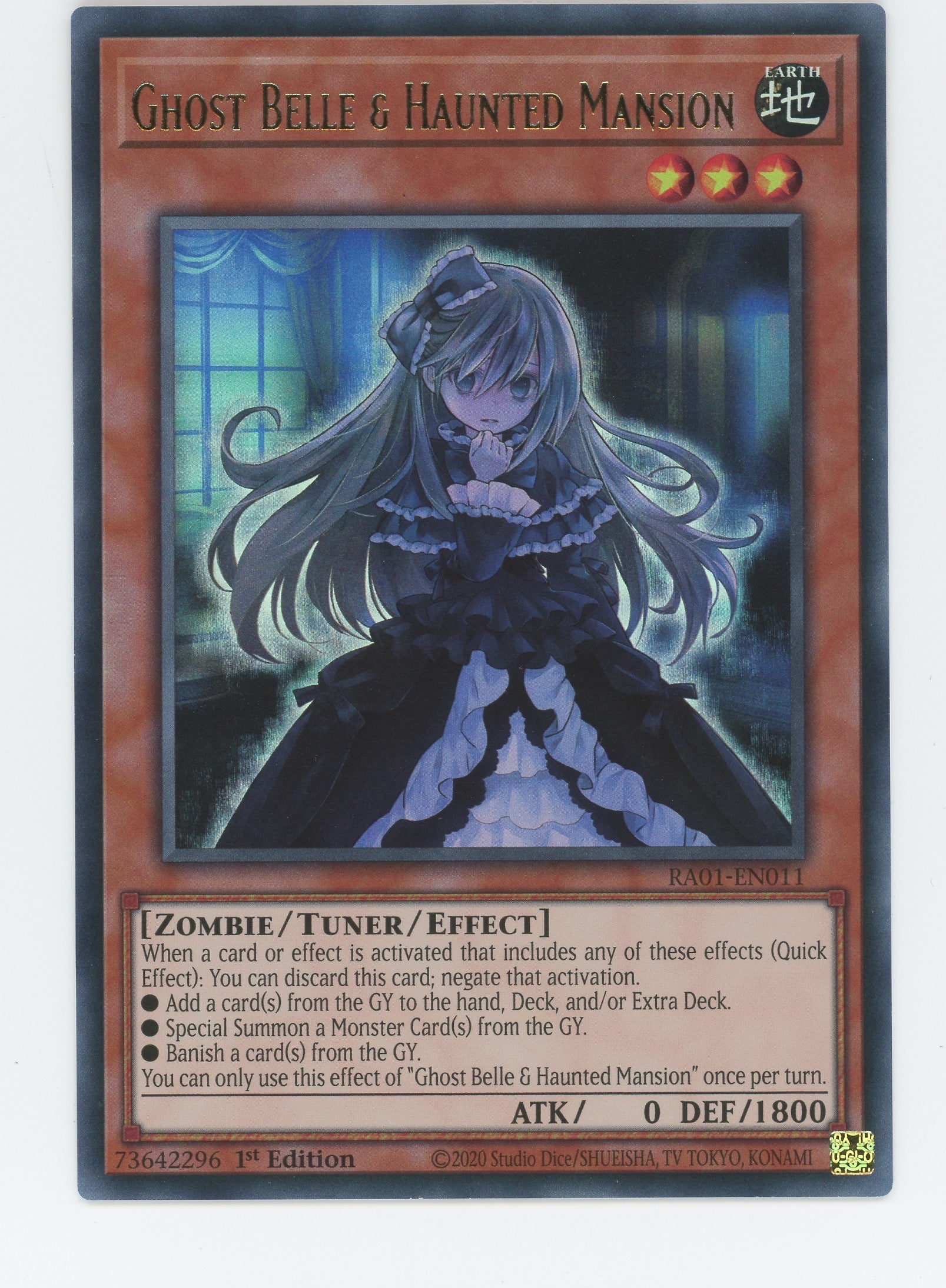 RA01-EN011 - Ghost Belle & Haunted Mansion - Ultra Rare - Effect Tuner monster - Rarity Collection