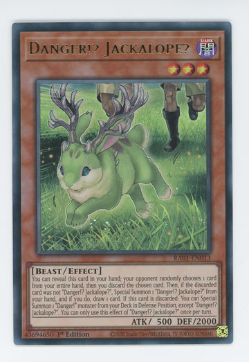 RA01-EN013 - Danger!? Jackalope? (UR) - Ultra Rare - 25th Anniversary Rarity Collection