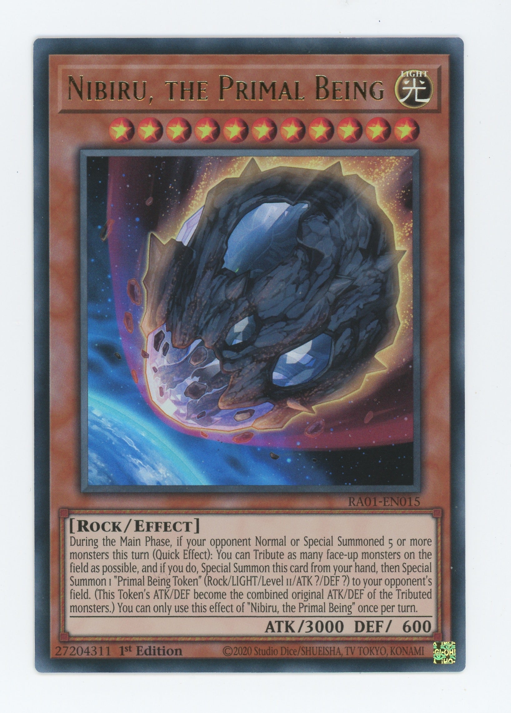 RA01-EN015 - Nibiru, the Primal Being - Ultra Rare - Effect Monster - Rarity Collection