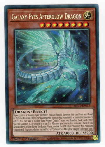 RA01-EN017 - Galaxy-Eyes Afterglow Dragon (PCR) - Collector's Rare - 25th Anniversary Rarity Collection