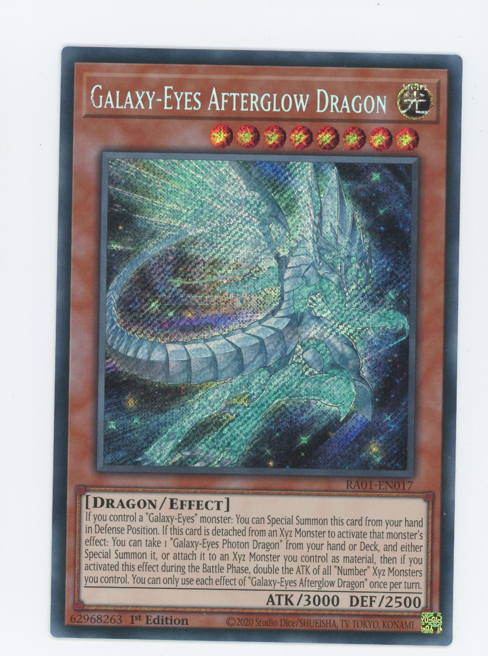 RA01-EN017 - Galaxy-Eyes Afterglow Dragon - Secret Rare - Effect Monster - Rarity Collection