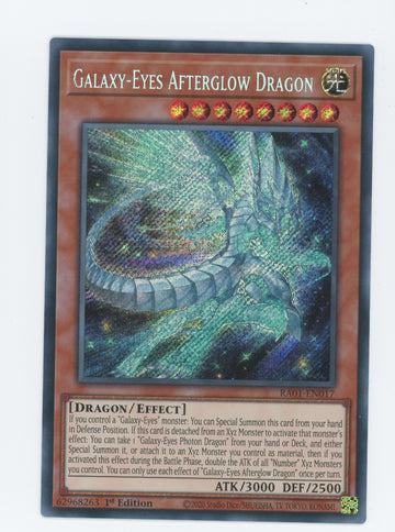 RA01-EN017 - Galaxy-Eyes Afterglow Dragon - Secret Rare - 25th Anniversary Rarity Collection