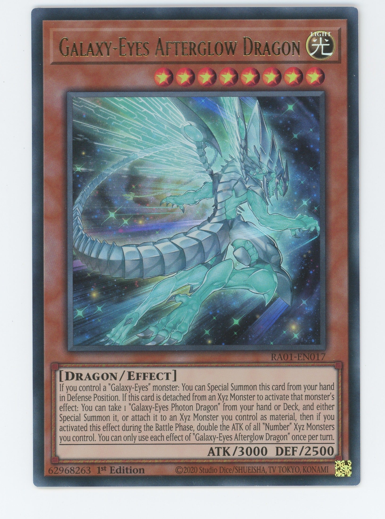 RA01-EN017 - Galaxy-Eyes Afterglow Dragon - Ultra Rare - Effect Monster - Rarity Collection