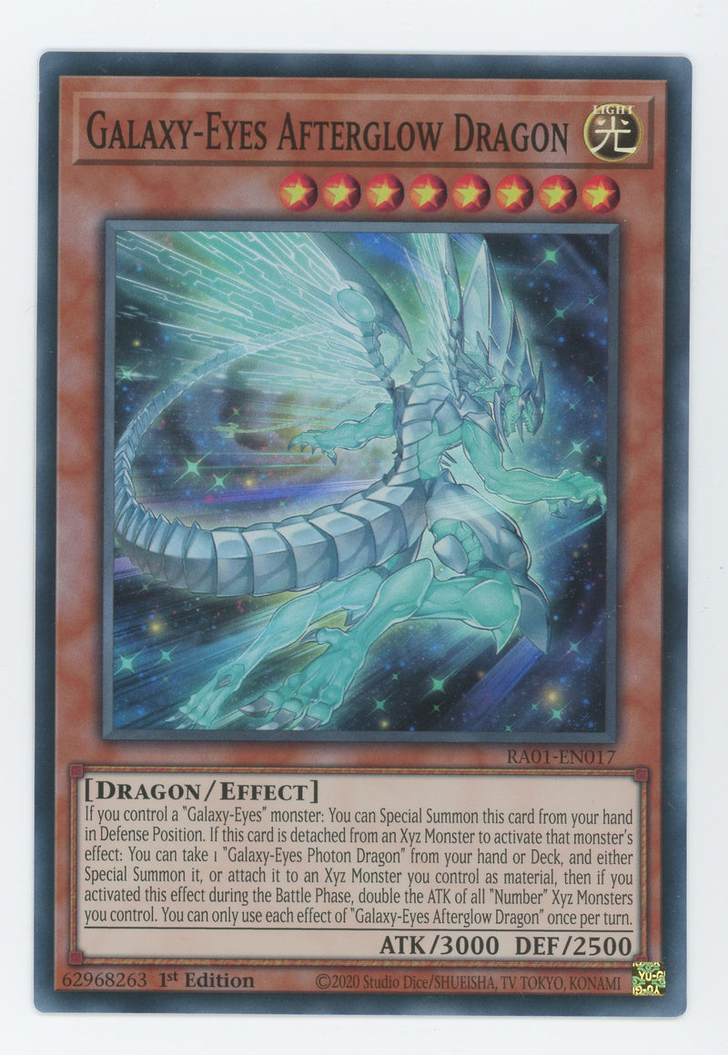 RA01-EN017 - Galaxy-Eyes Afterglow Dragon - Super Rare - Effect Monster - Rarity Collection