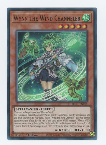RA01-EN018 - Wynn the Wind Channeler - Super Rare - 25th Anniversary Rarity Collection