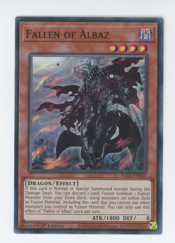 RA01-EN021 - Fallen of Albaz - Super Rare - 25th Anniversary Rarity Collection