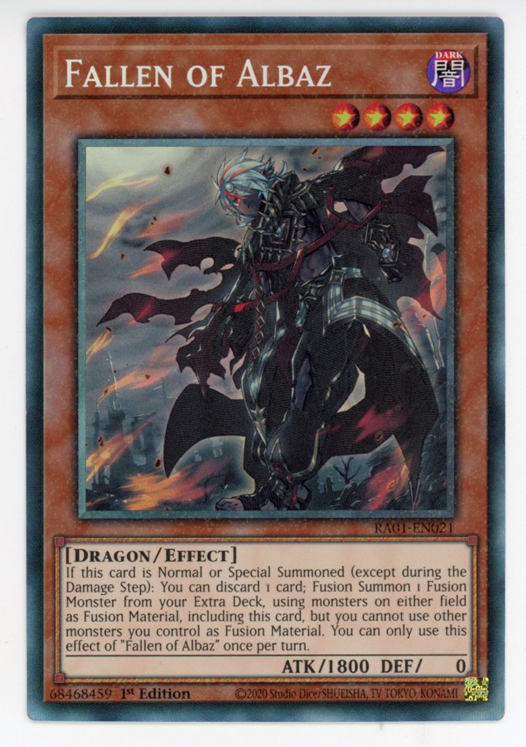 RA01-EN021 - Fallen of Albaz - Collector's Rare - Effect Monster - Rar