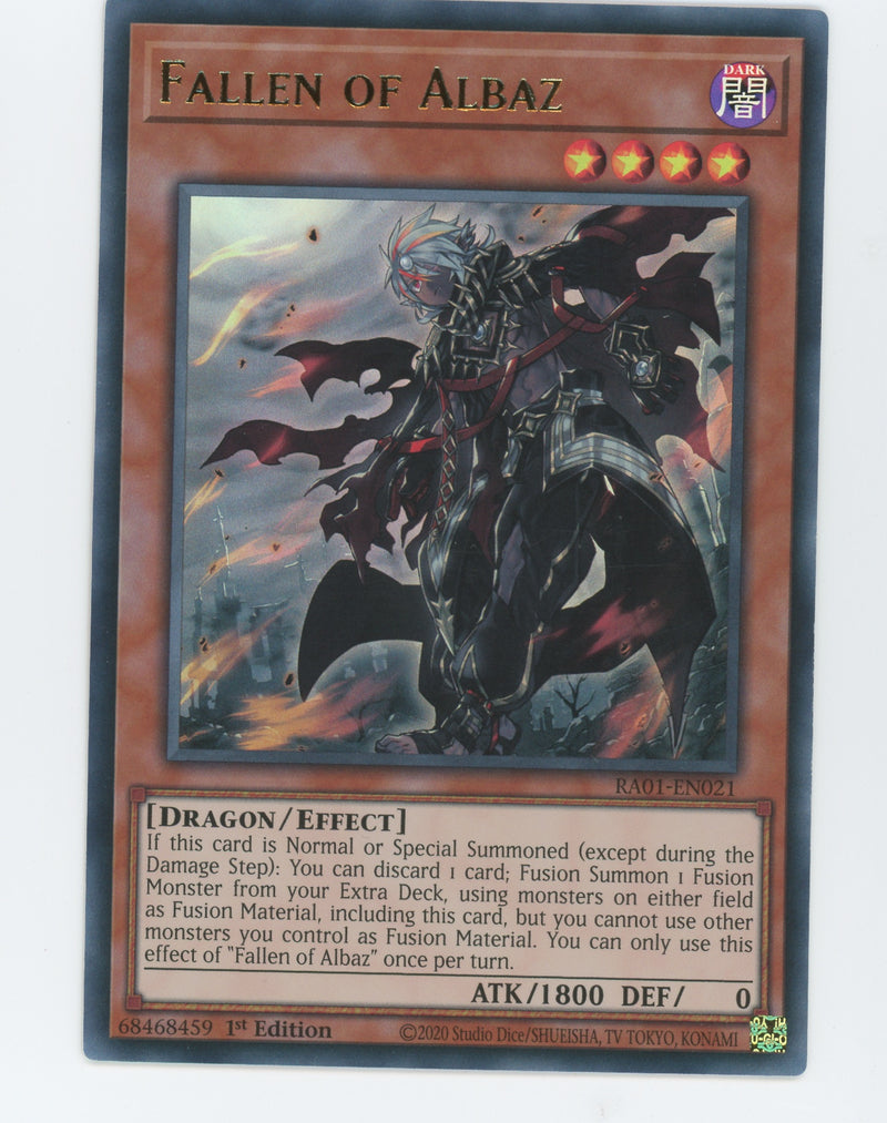 RA01-EN021 - Fallen of Albaz - Ultra Rare - Effect Monster - Rarity Collection