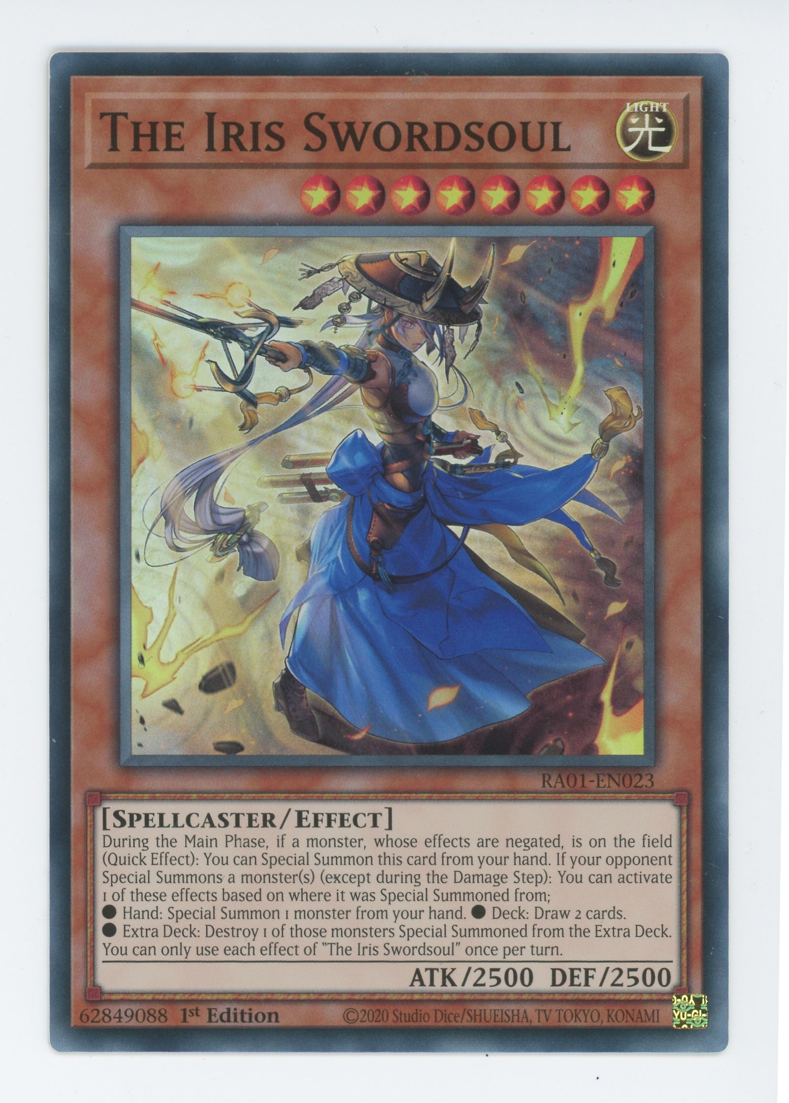 RA01-EN023 - The Iris Swordsoul - Super Rare - Effect Monster - Rarity Collection