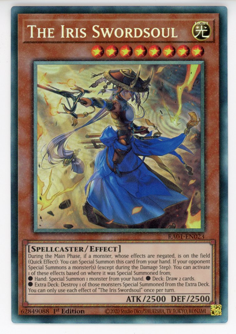 RA01-EN023 - The Iris Swordsoul - Collector's Rare - Effect Monster - Rarity Collection