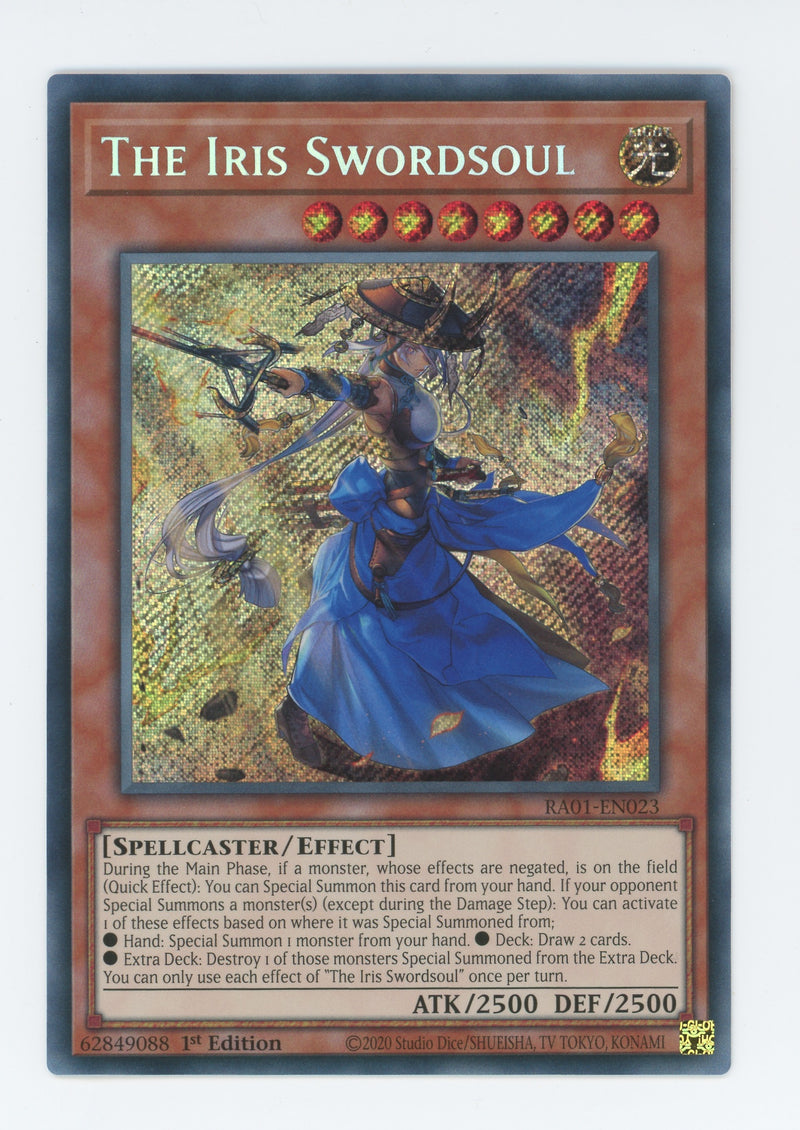 RA01-EN023 - The Iris Swordsoul - Secret Rare - Effect Monster - Rarity Collection