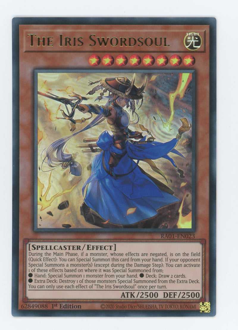 RA01-EN023 - The Iris Swordsoul - Ultra Rare - Effect Monster - Rarity Collection