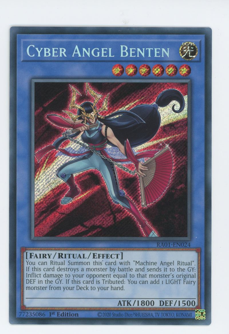 RA01-EN024 - Cyber Angel Benten - Secret Rare - Effect Ritual Monster - Rarity Collection