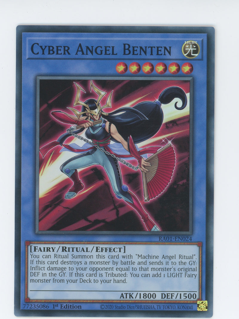 RA01-EN024 - Cyber Angel Benten - Super Rare - Effect Ritual Monster - Rarity Collection