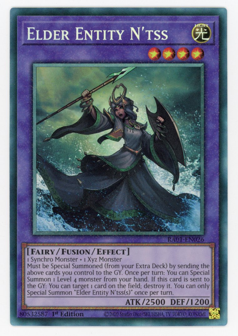 RA01-EN026 - Elder Entity N'tss - Collector's Rare - Effect Fusion Monster - Rarity Collection