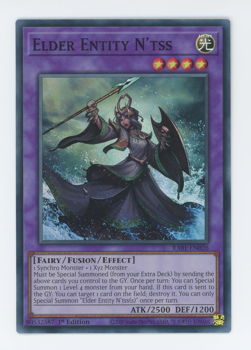 RA01-EN026 - Elder Entity N'tss - Super Rare - Effect Fusion Monster - Rarity Collection