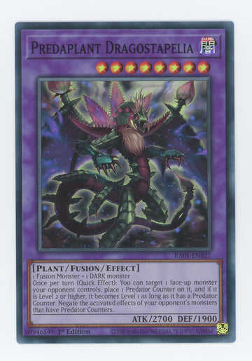 RA01-EN027 - Predaplant Dragostapelia - Super Rare - 25th Anniversary Rarity Collection