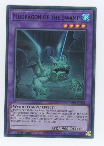 RA01-EN028 - Mudragon of the Swamp - Super Rare - 25th Anniversary Rarity Collection