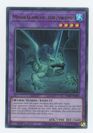 RA01-EN028 - Mudragon of the Swamp (UR) - Ultra Rare - 25th Anniversary Rarity Collection