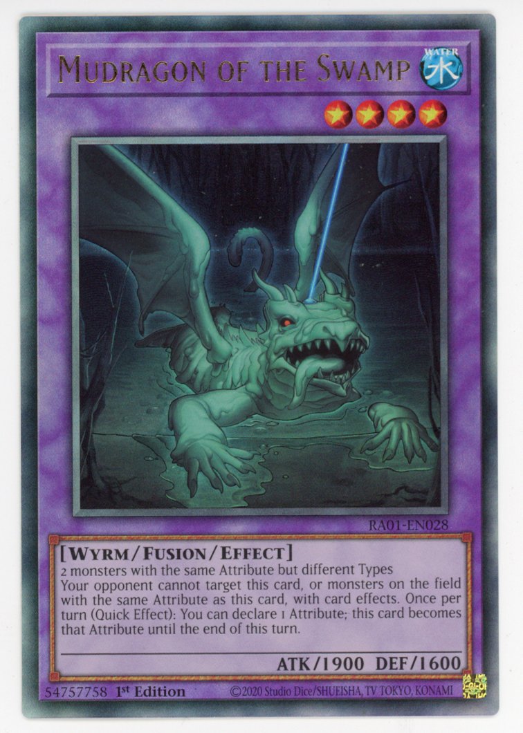 RA01-EN028 - Mudragon of the Swamp - Ultimate Rare - Effect Fusion Monster - Rarity Collection