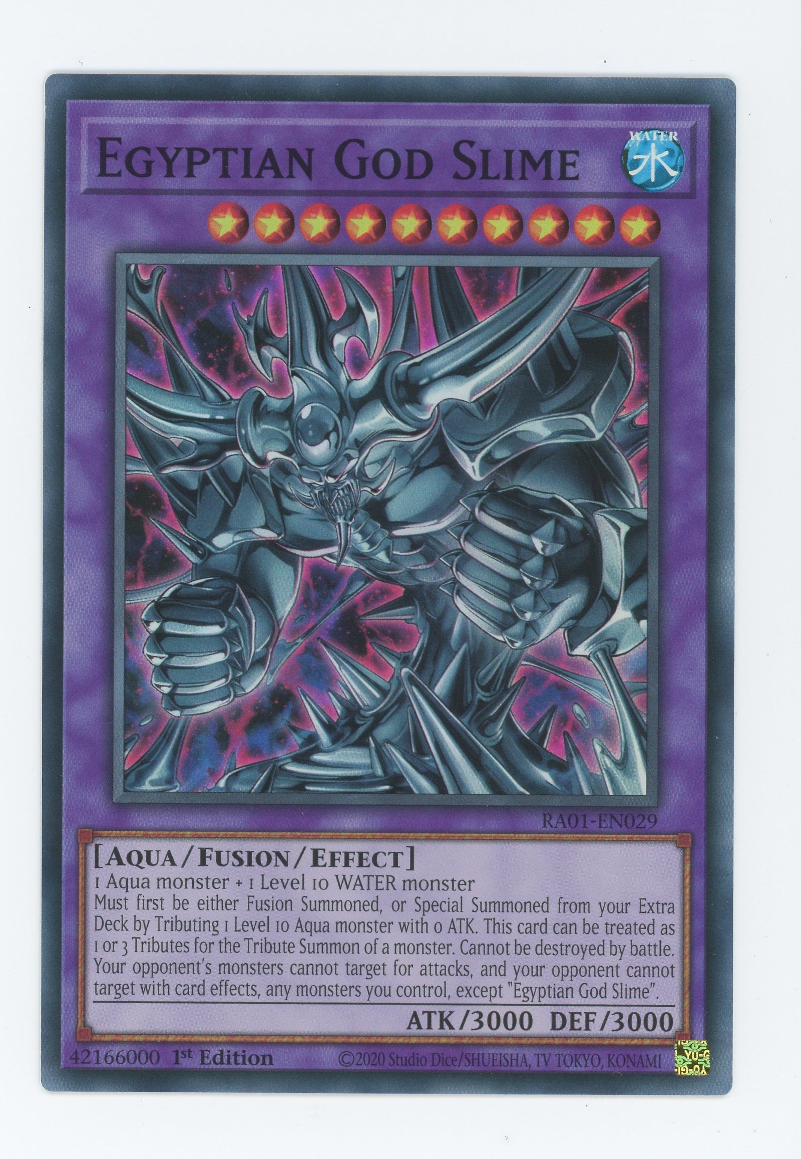 RA01-EN029 - Egyptian God Slime - Super Rare - Effect Fusion Monster - Rarity Collection