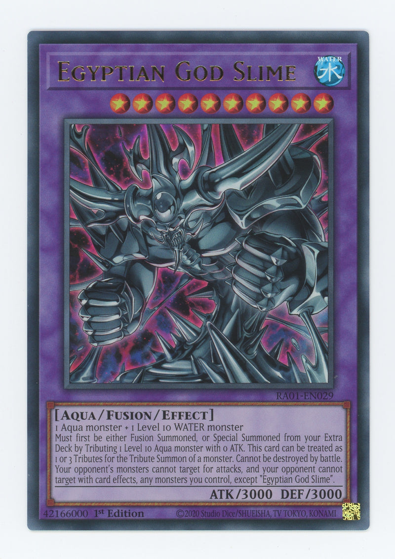 RA01-EN029 - Egyptian God Slime - Ultra Rare - Effect Fusion Monster - Rarity Collection