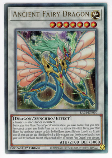 RA01-EN030 - Ancient Fairy Dragon (PUR) - Ultimate Rare - 25th Anniversary Rarity Collection