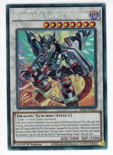 RA01-EN033 - Borreload Savage Dragon (PCR) - Collector's Rare - 25th Anniversary Rarity Collection