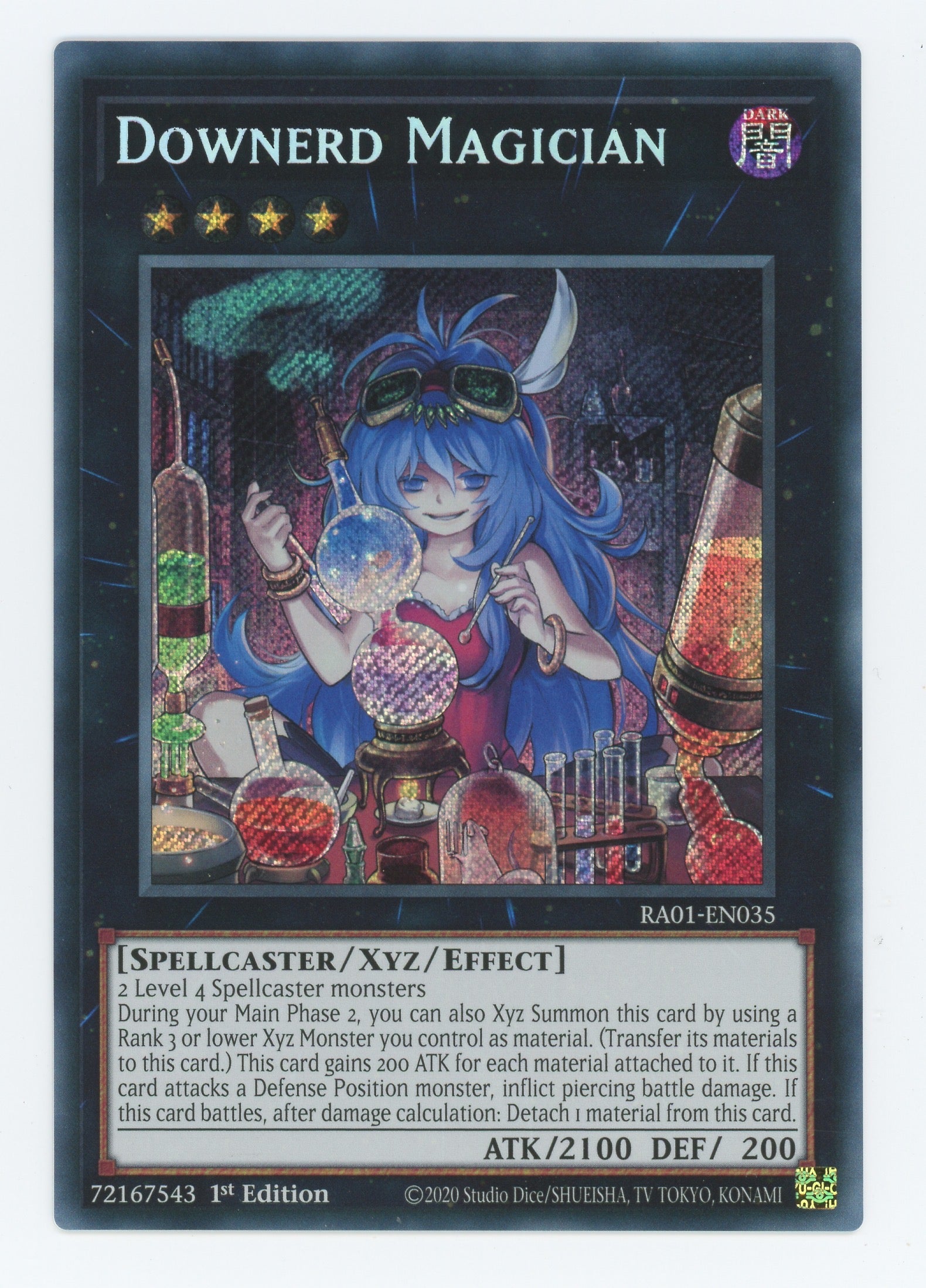 RA01-EN035 - Downerd Magician - Secret Rare - Effect Xyz Monster - Rarity Collection