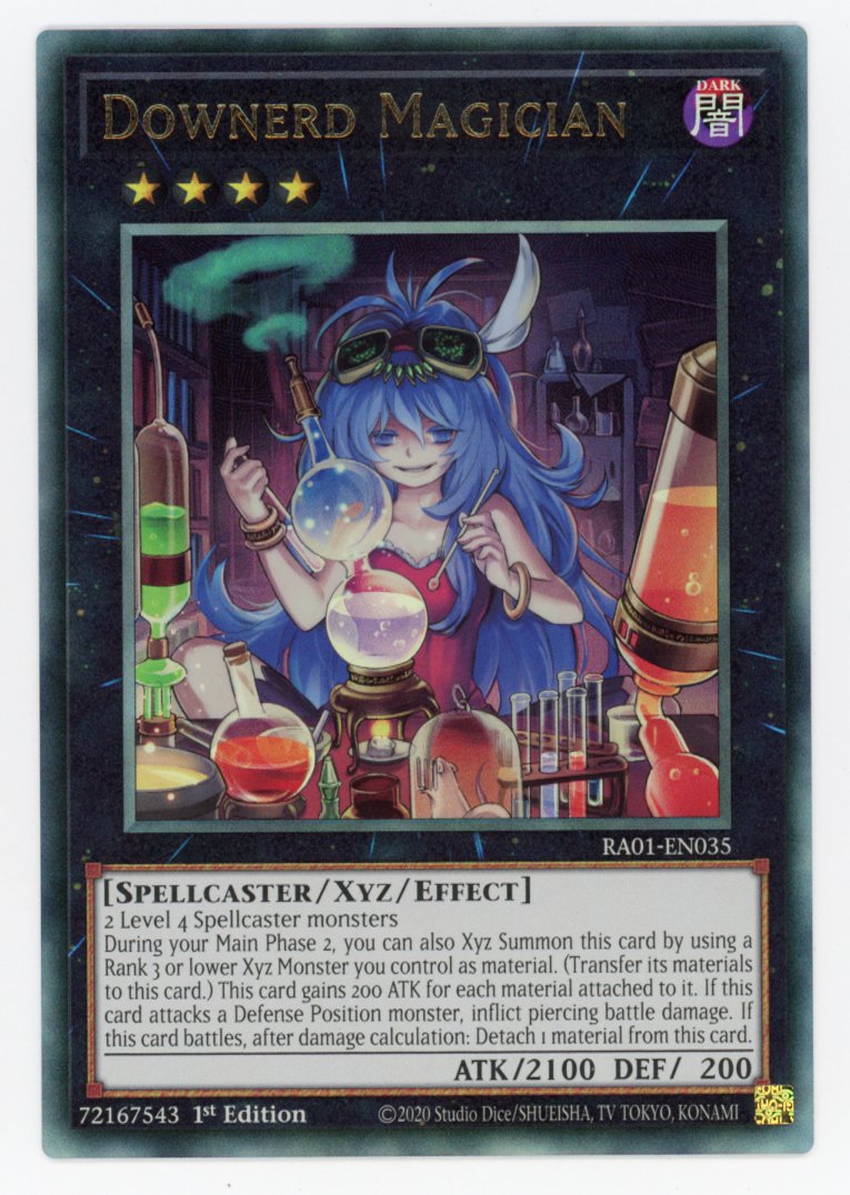 RA01-EN035 - Downerd Magician - Ultimate Rare - Effect Xyz Monster - Rarity Collection