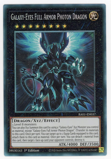 RA01-EN037 - Galaxy-Eyes Full Armor Photon Dragon (PCR) - Collector's Rare - 25th Anniversary Rarity Collection