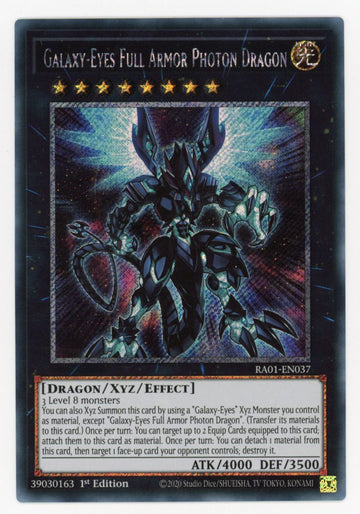 RA01-EN037 - Galaxy-Eyes Full Armor Photon Dragon - Platinum Secret Rare - 25th Anniversary Rarity Collection