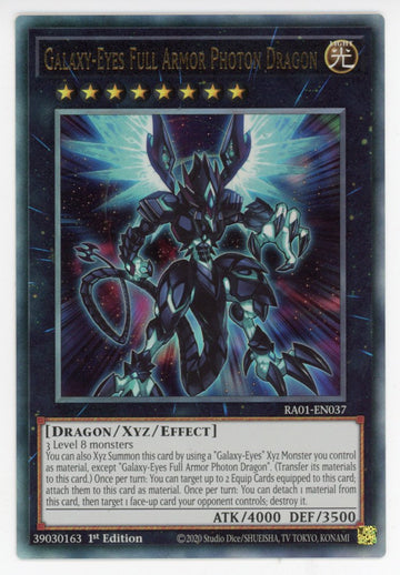 RA01-EN037 - Galaxy-Eyes Full Armor Photon Dragon (PUR) - Ultimate Rare - 25th Anniversary Rarity Collection