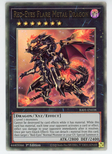 RA01-EN038 - Red-Eyes Flare Metal Dragon (PUR) - Ultimate Rare - 25th Anniversary Rarity Collection