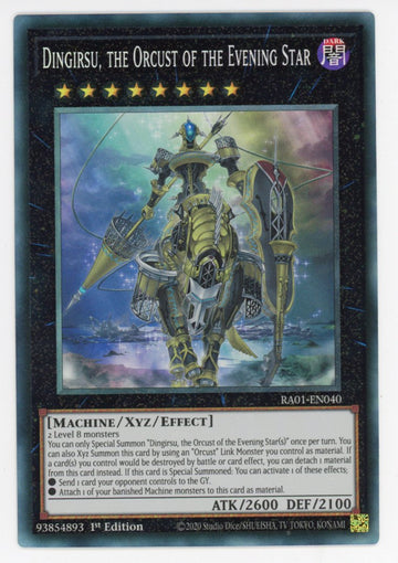 RA01-EN040 - Dingirsu, the Orcust of the Evening Star (PCR) - Collector's Rare - 25th Anniversary Rarity Collection