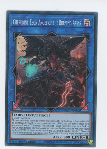 RA01-EN042 - Cherubini, Ebon Angel of the Burning Abyss - Super Rare - 25th Anniversary Rarity Collection