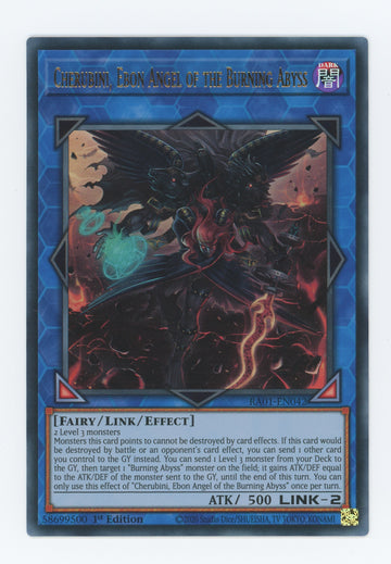RA01-EN042 - Cherubini, Ebon Angel of the Burning Abyss (UR) - Ultra Rare - 25th Anniversary Rarity Collection
