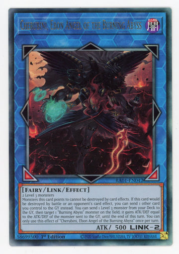 RA01-EN042 - Cherubini, Ebon Angel of the Burning Abyss (PUR) - Ultimate Rare - 25th Anniversary Rarity Collection