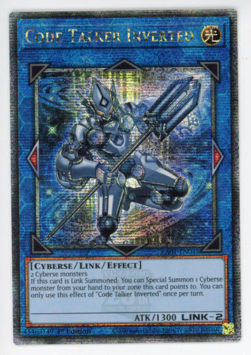 RA01-EN045 - Code Talker Inverted - Quarter Century Secret Rare - 25th Anniversary Rarity Collection