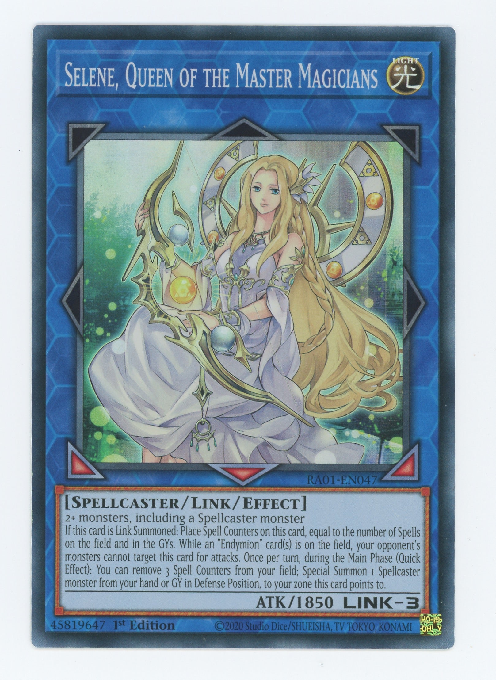 RA01-EN047 - Selene, Queen of the Master Magicians - Super Rare - Effect Link Monster - Rarity Collection