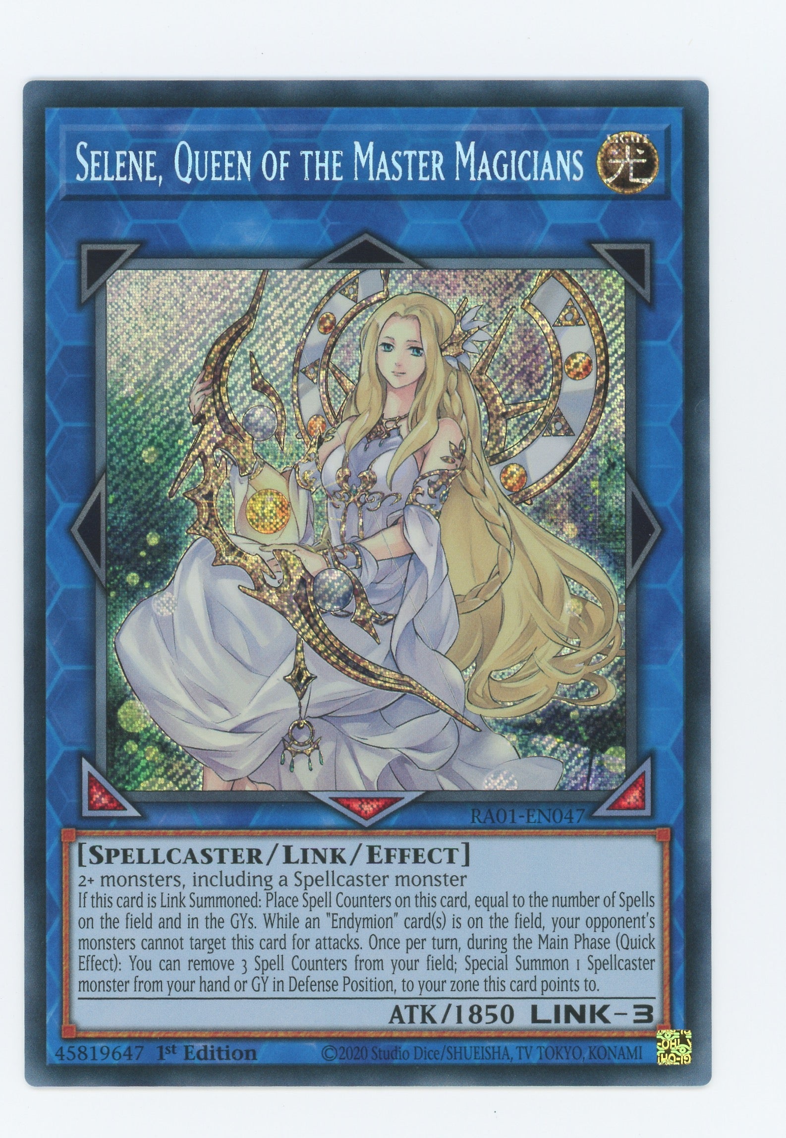 RA01-EN047 - Selene, Queen of the Master Magicians - Secret Rare - Effect Link Monster - Rarity Collection