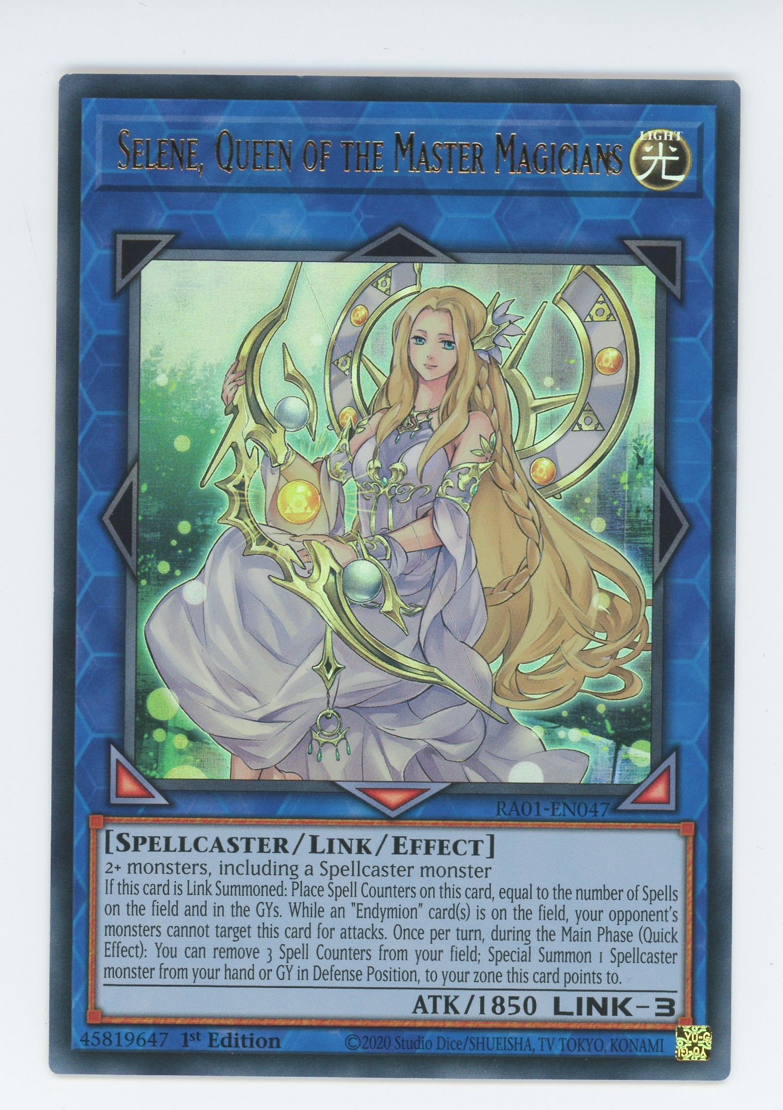 RA01-EN047 - Selene, Queen of the Master Magicians - Ultra Rare - Effect Link Monster - Rarity Collection