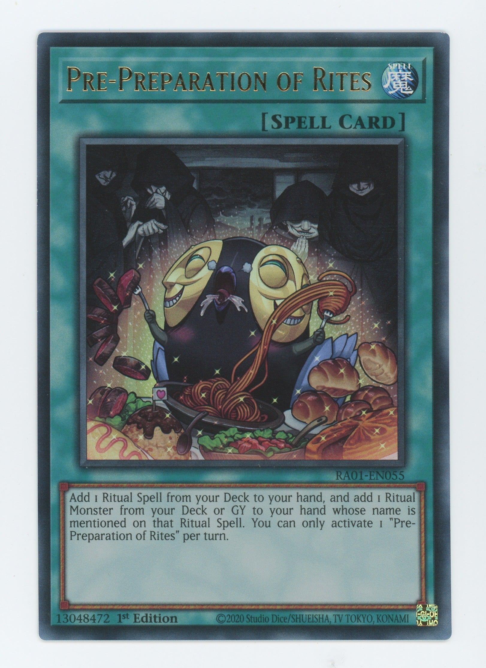 RA01-EN055 - Pre-Preparation of Rites - Ultra Rare - Normal Spell - Rarity Collection