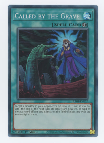 RA01-EN057 - Called by the Grave - Super Rare - 25th Anniversary Rarity Collection