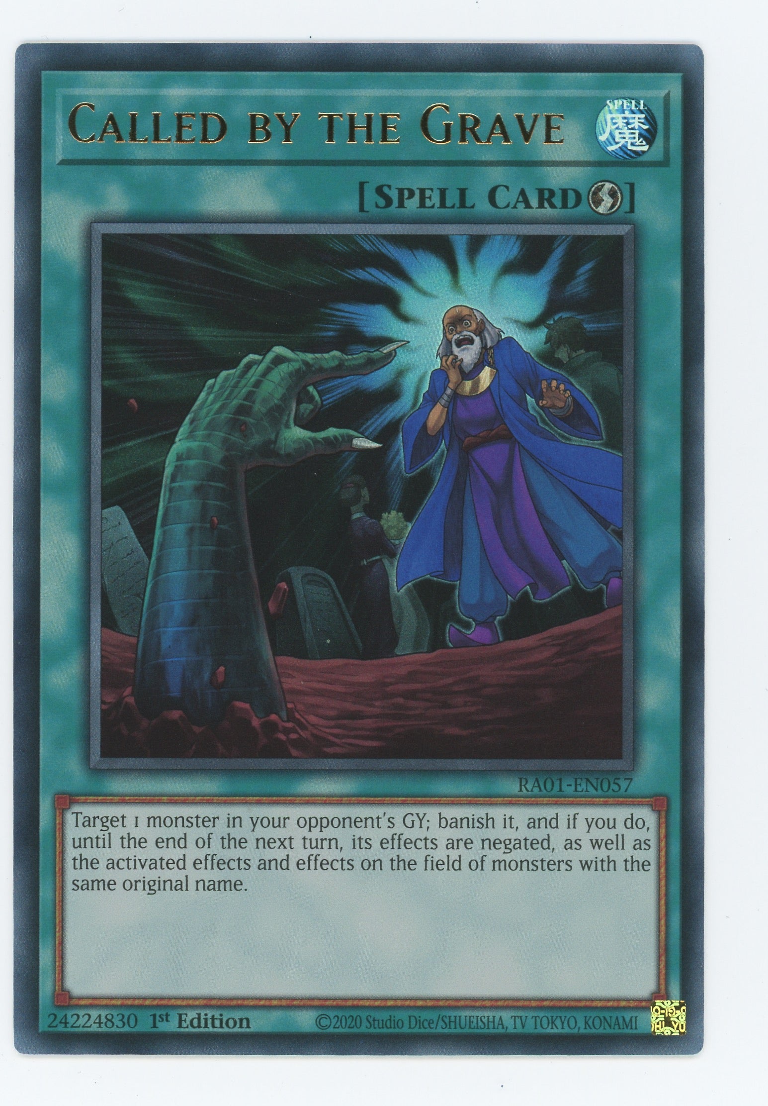 RA01-EN057 - Called by the Grave - Ultra Rare - Quick-Play Spell - Rarity Collection