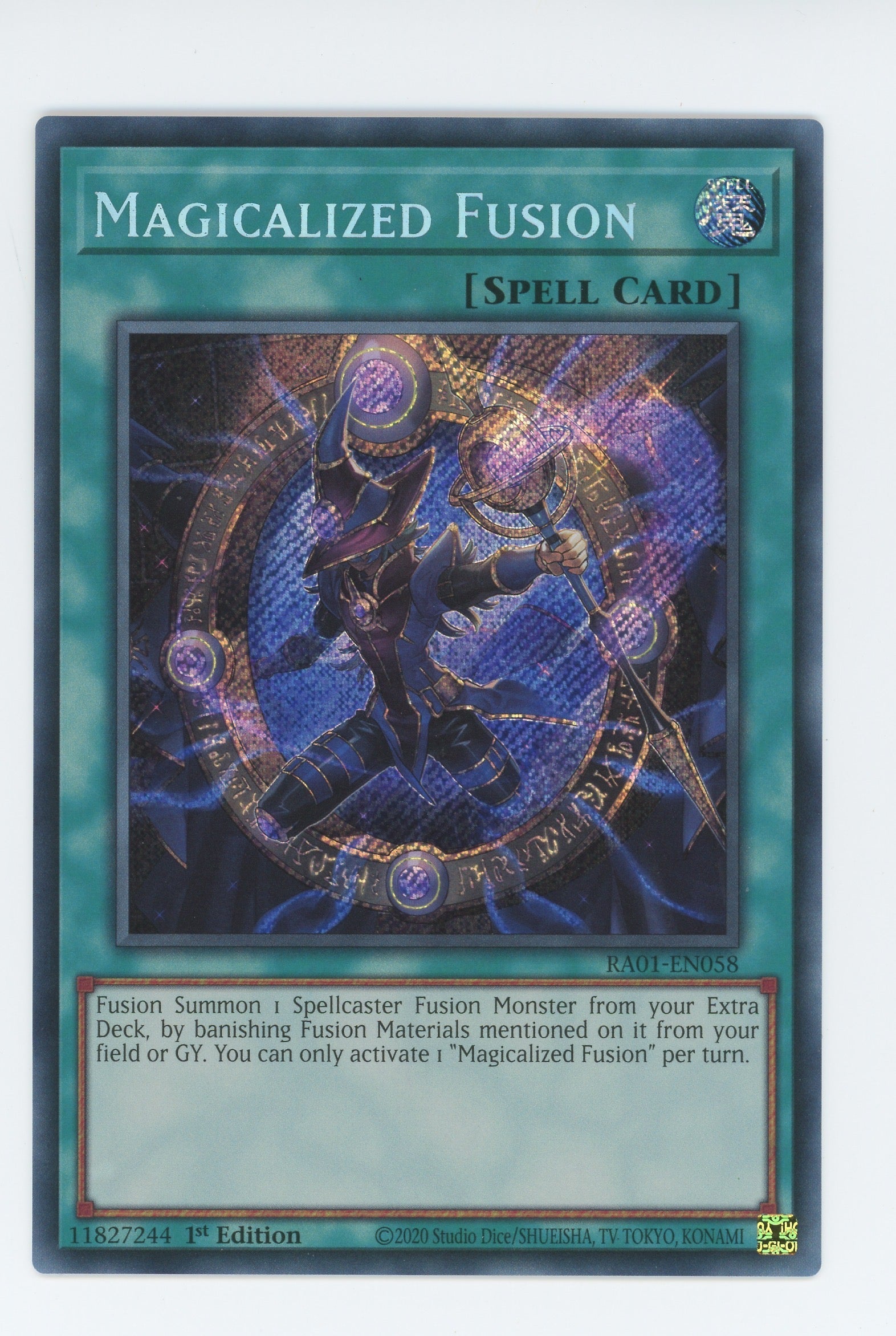 RA01-EN058 - Magicalized Fusion - Secret Rare - Normal Spell - Rarity Collection