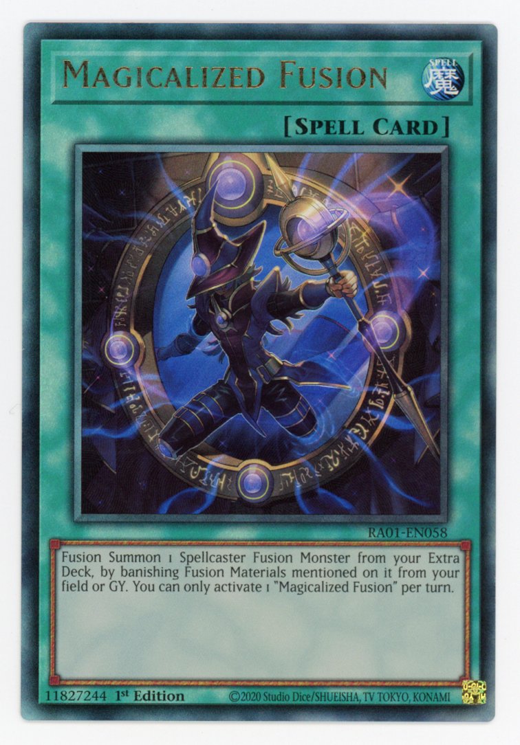 RA01-EN058 - Magicalized Fusion - Ultimate Rare - Normal Spell - Rarity Collection