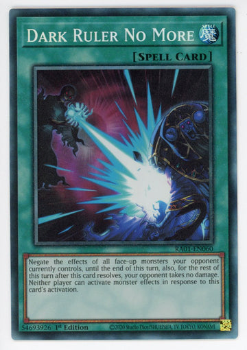 RA01-EN060 - Dark Ruler No More (PCR) - Collector's Rare - 25th Anniversary Rarity Collection